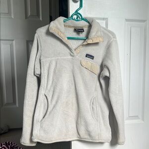 Patagonia Off-White Fleece Pullover